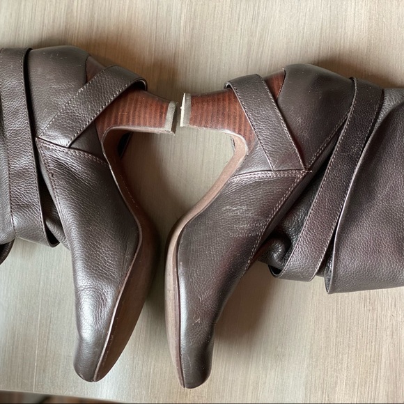 Report brown leather ankle boots - Picture 2 of 8